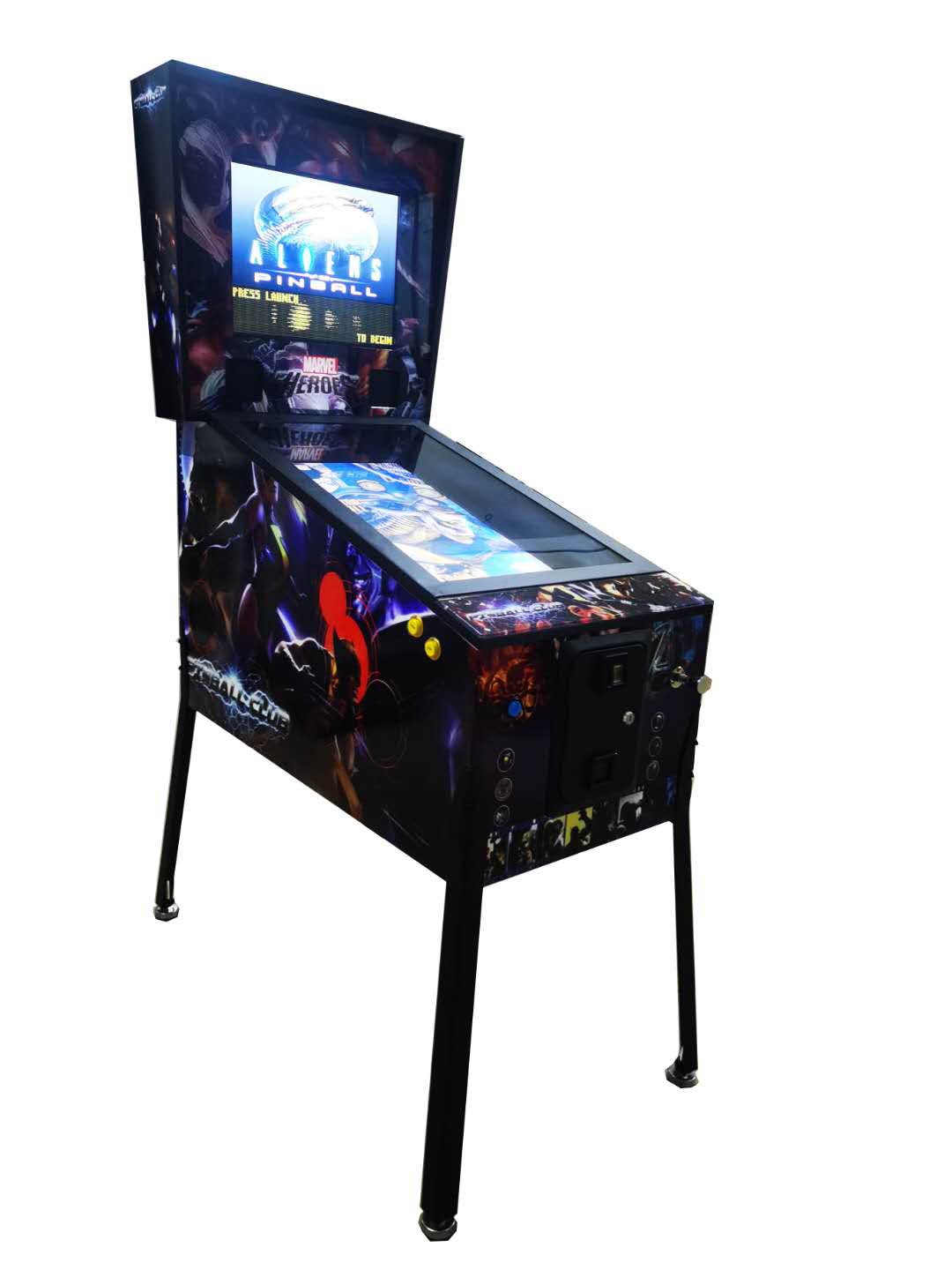 32 inch Virtual  Space Pinball  game machine for indoor game