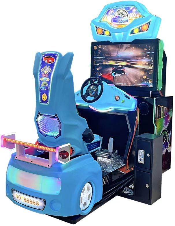 Dynamic Outrun racing car double coin operated transformer d