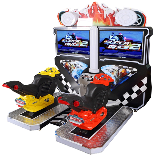 42 LCD FF Motor 2P racing games simulator motorcycl