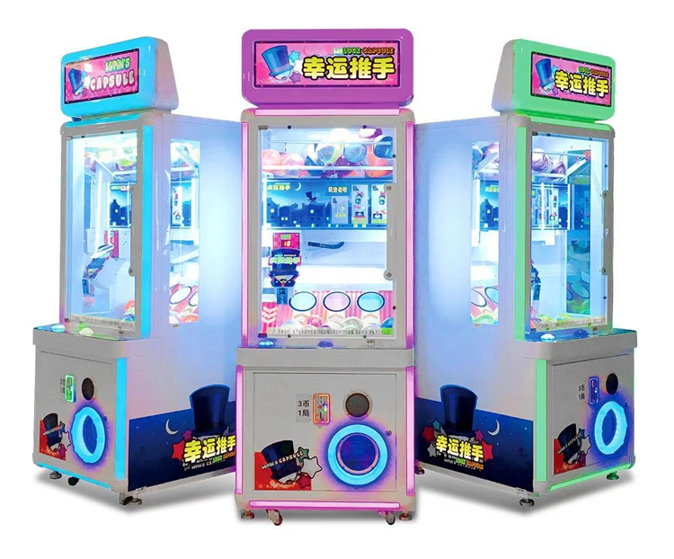 Factory price coin pusher claw machine Lucky Push