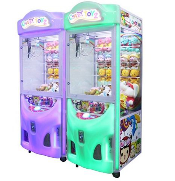 Coin Operated Games Crazy Toy 2 Vending Arcade Games Machine