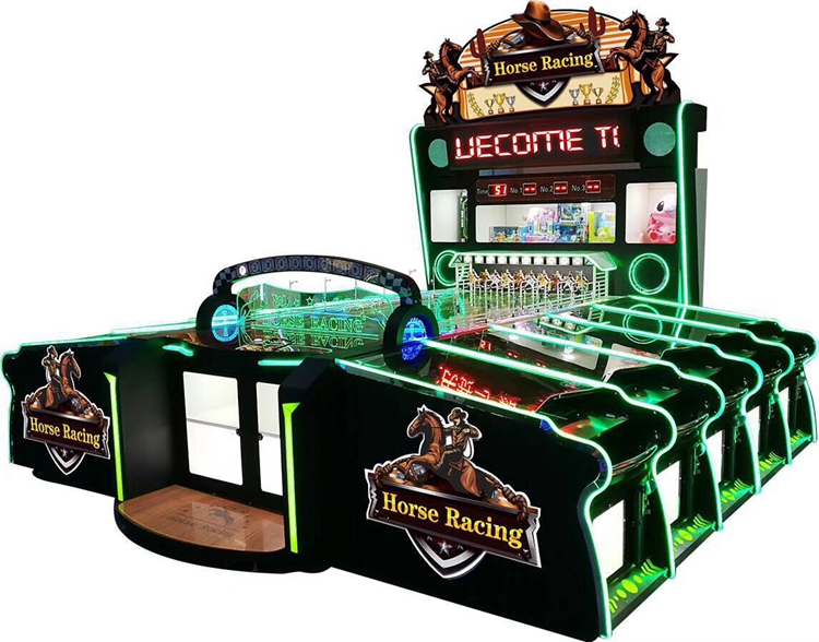 10 players Carnival Horse racing arcade booth game machine