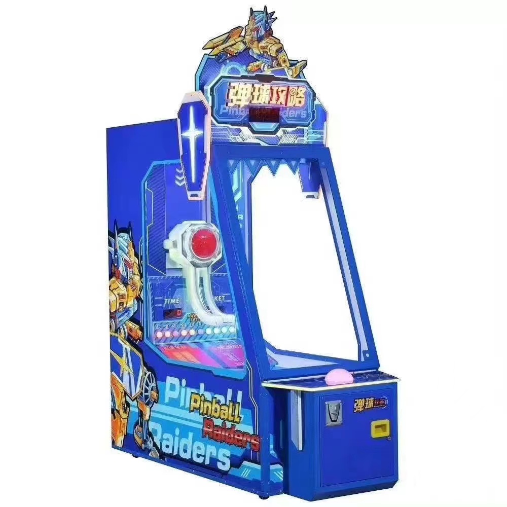 <b>Coin operated Lottery Pinball Raiders game machine popular w</b>