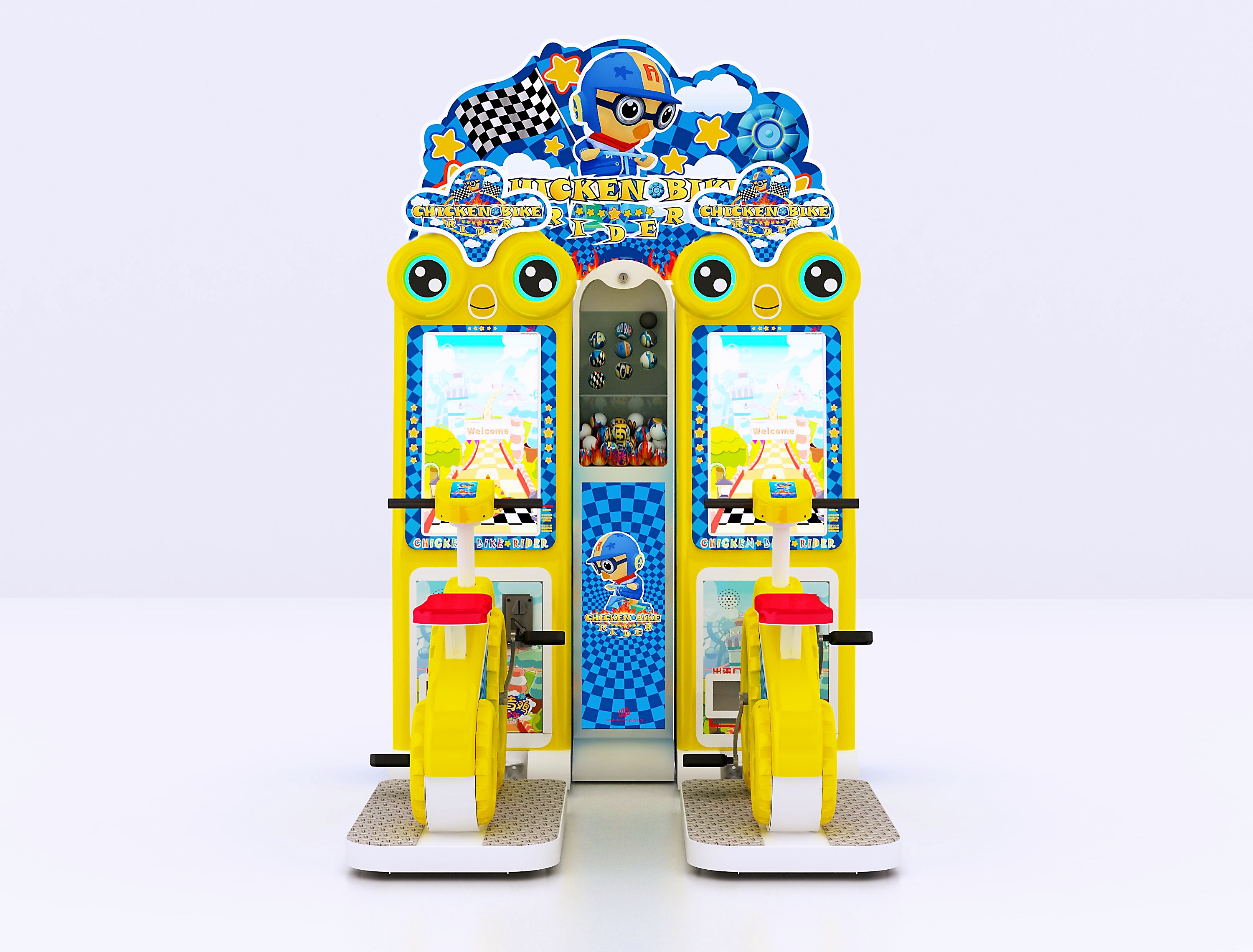 2023 JinHui Newest Chicken Bike Rider Arcade Lottery Game M