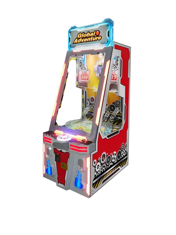Coin Operated Ball Global Adventure Ticket Machine