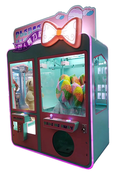 JinHui Popular Double Cut Ur Prize Claw Game Machine For Sa