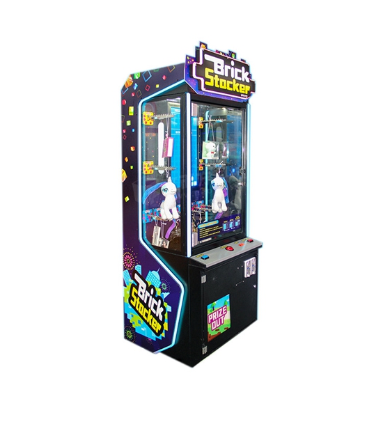Hot Selling Coin Pusher Brick Stocker Toy Claw Game Machine