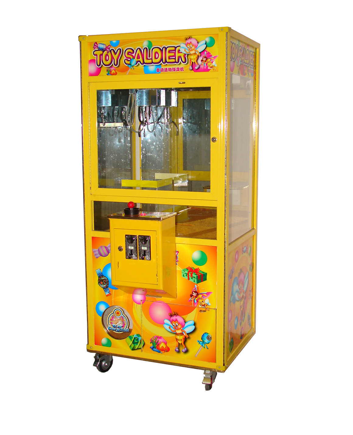 Low price coin operated Saldier toy crane game machine