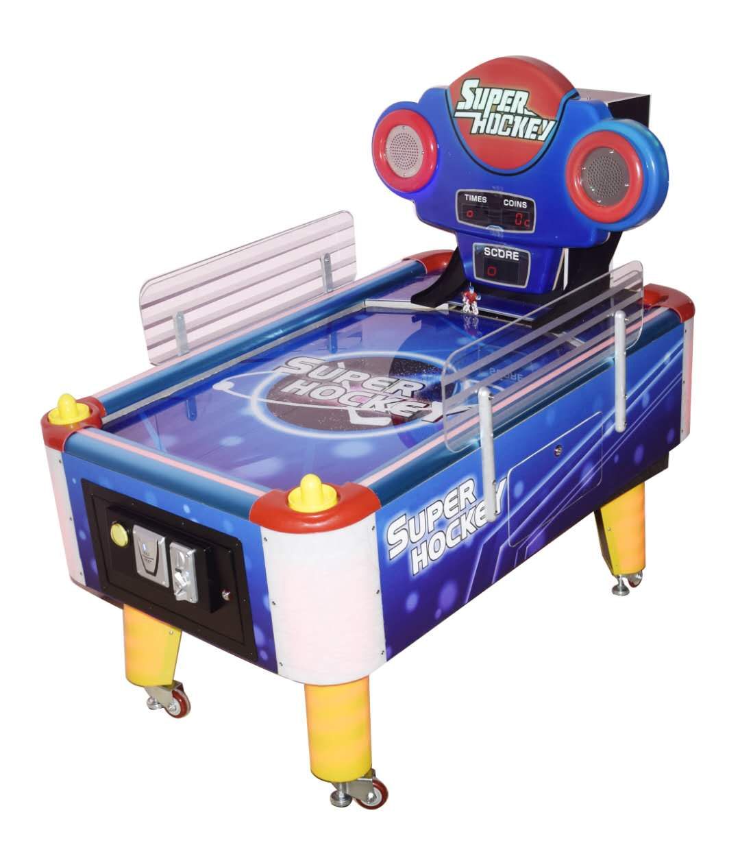 coin pusher arcade super hockey lottery game machine for sale