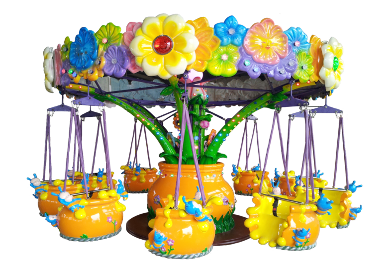JinHui Indoor Game Center Flowers Paradise Carousel For Sal