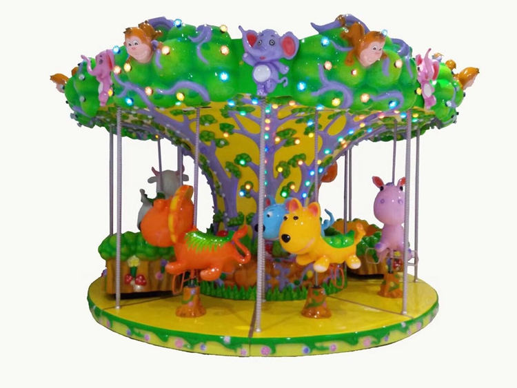 12 players merry go round  Forest Paradise rides games
