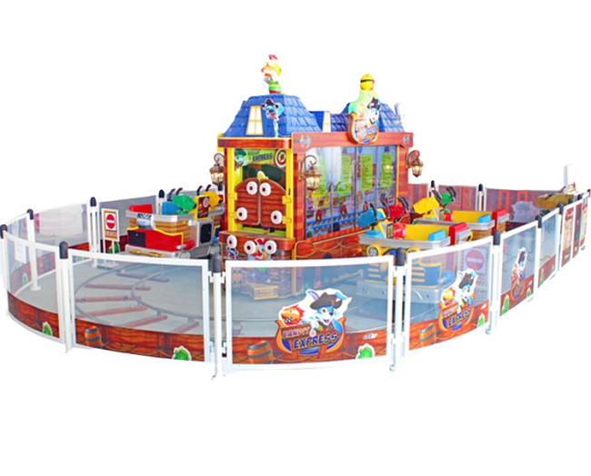indoor playground bandit express train for kid